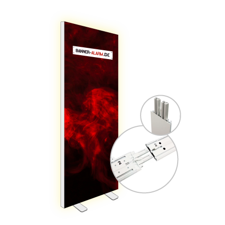 IllumiGO™ One | B 85 cm x H 200 cm | bedruckt