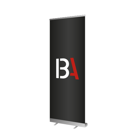 Roll-Up Budget | B 85 cm x H 200 cm | einseitig bedruckt