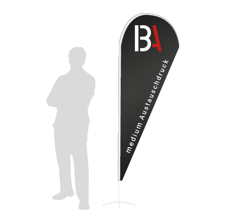 Beachflag Drop Austauschdruck | Medium (280 cm) | einseitig bedruckt