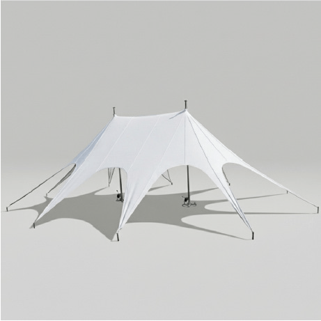 Sternzelt | 10 x 13,7 m | einfarbig
