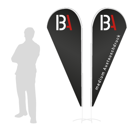 Beachflag Drop Austauschdruck | Medium (280 cm) | beidseitig bedruckt