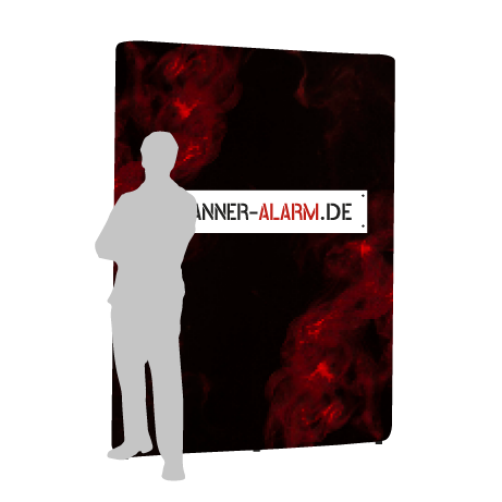 Pop-Up Faltwand | 2x3 Felder gerade | einseitig bedruckt