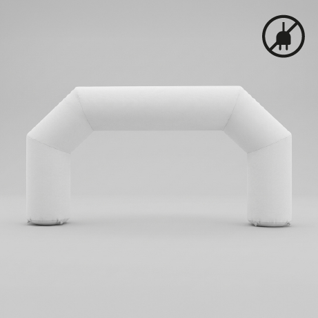 Aufblasbarer Torbogen | 8 x 4,5 m | einfarbig