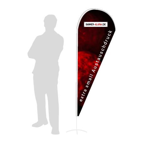 Beachflag Drop Austauschdruck | Extra Small (189 cm) | einseitig bedruckt