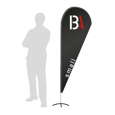 Beachflag Drop | Small (210 cm) | einseitig bedruckt