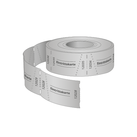 Rolleneintrittskarten