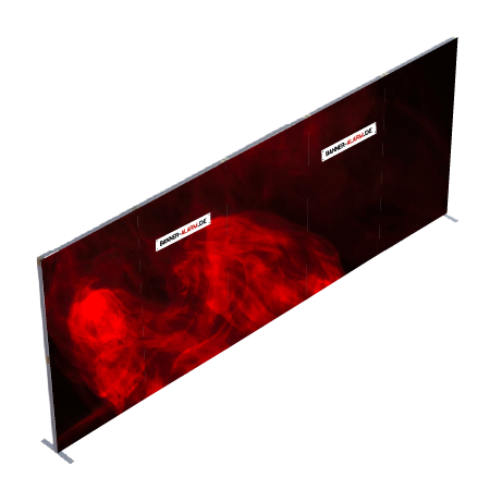 FASTFRAME™ gerade Wand | 5 Module | mit Druck