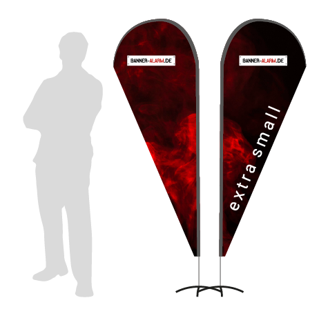 Beachflag Drop | Extra Small (189 cm) | bedruckt