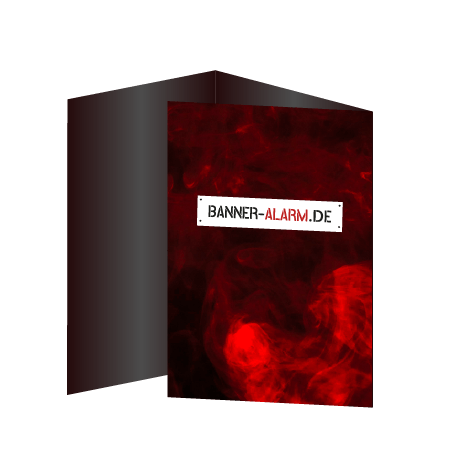 Faltblatt Wickelfalz 6-Seiter | DIN lang 10,0 cm x 21,0 cm hoch | beidseitig bedruckt