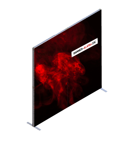 FASTFRAME™ gerade Wand | 2 Module | mit Druck