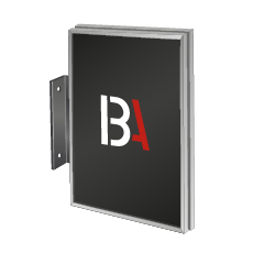 Fahnenschild | System Karlsruhe | DIN A3