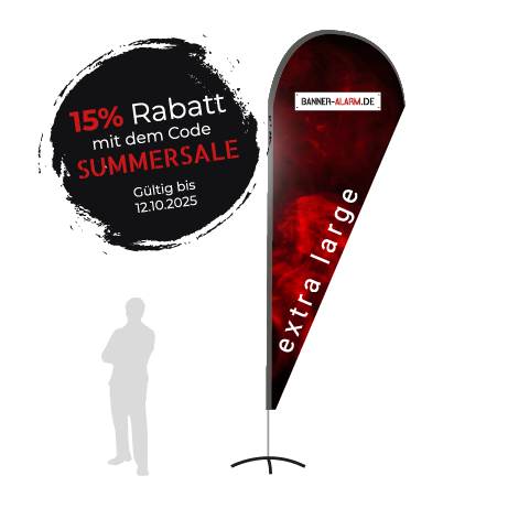 Beachflag Drop | Extra Large (460 cm) | bedruckt