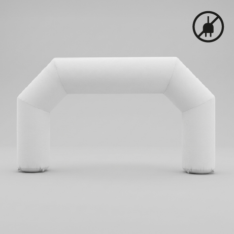 Aufblasbarer Torbogen | 6 x 3,5 m | einfarbig