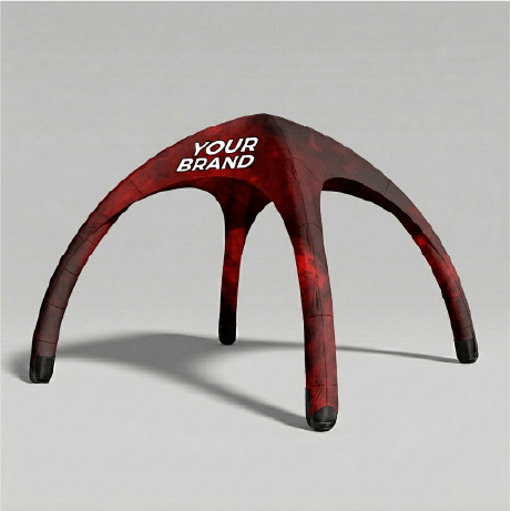 aufblasbares Zelt | 4x4 | bedruckt