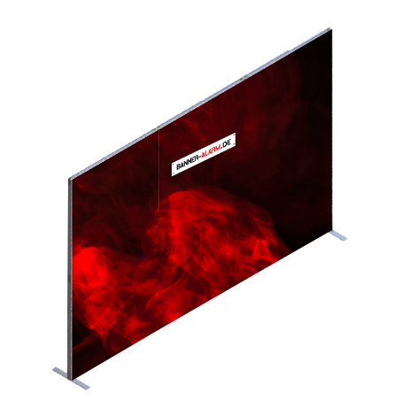 FASTFRAME™ gerade Wand | 3 Module | mit Druck