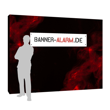 Textilfaltwand | 4x3 Felder gerade | einseitig bedruckt