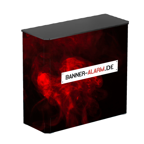 Messetheke FASTFRAME™ | B 102 cm x H 102,5 cm x T 41 cm | bedruckt