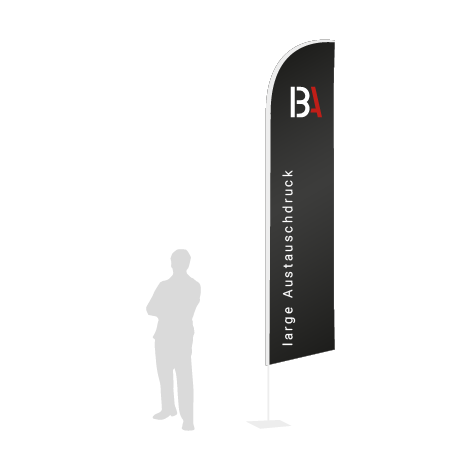 Beachflag Wind Austauschdruck | Large (400 cm) | einseitig bedruckt