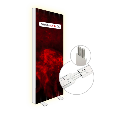 IllumiGO™ | B 100 cm x H 200 cm | bedruckt