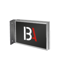 Fahnenschild | System Karlsruhe | DIN A5