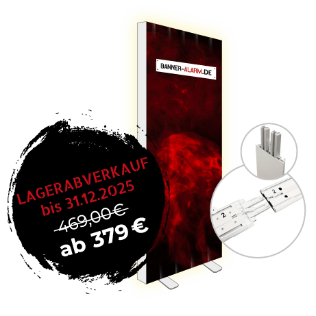 IllumiGO™ | B 100 cm x H 200 cm | bedruckt